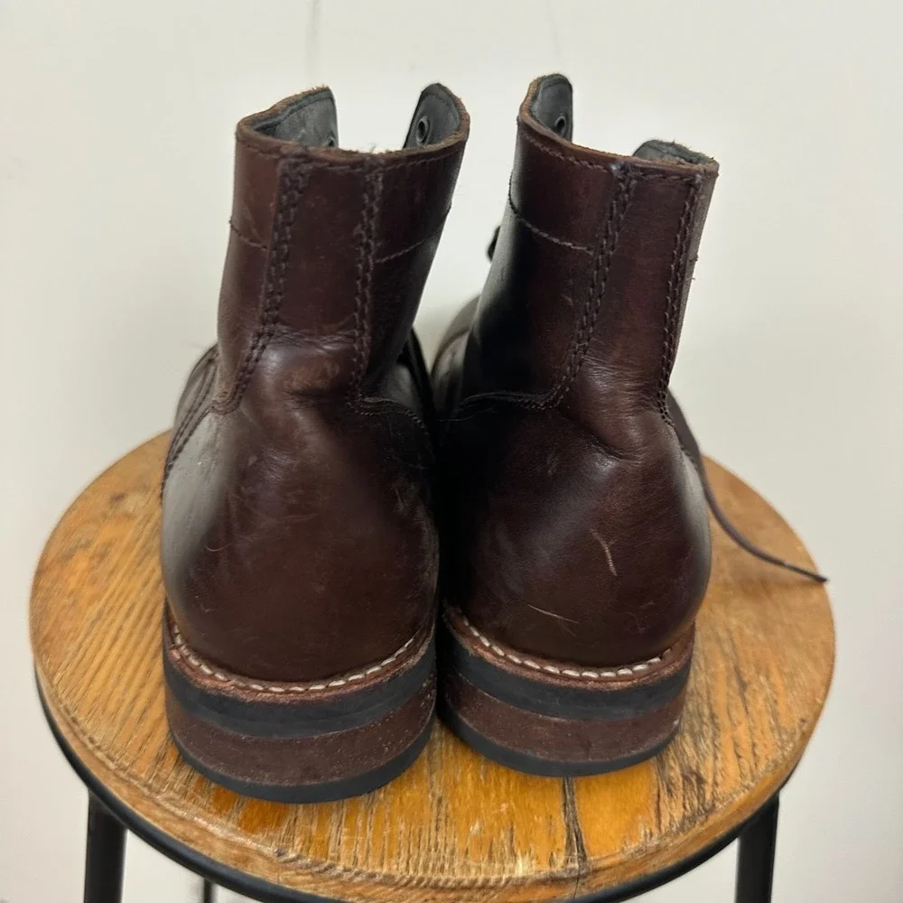 Thursday Boot Company Everyday Mens US 11.5 Captain Boots Brown Leather Ankle